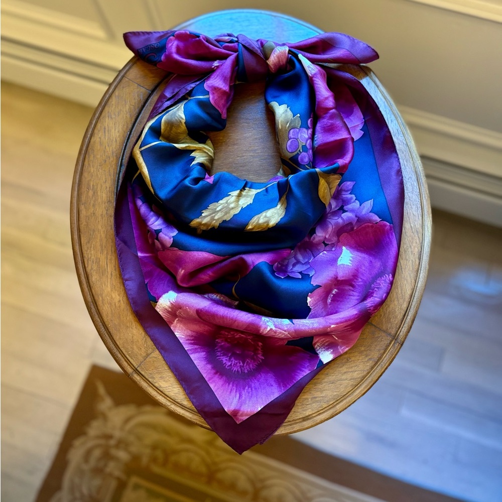 Classic Floral Scarf